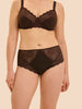 Caresse Culotte Brief - Brown Cocoa
