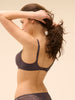 Caresse Soft Cup Bra - Graphite Grey