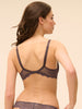 Caresse 3D Plunge Contour Bra - Graphite Grey