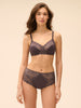 Caresse Culotte Brief - Graphite Grey