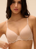 Caresse 3D Plunge Contour Bra - Peau Rose