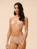 Caresse 3D Plunge Contour Bra - Peau Rose
