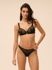 Cassandre Half Cup Bra - Black