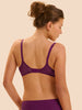 Comete Moulded Underwire Bra - Blackberry