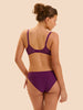 Comete Moulded Underwire Bra - Blackberry