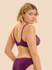 Comete Moulded Underwire Bra - Blackberry