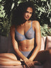 Comete Moulded Underwire Bra - Chambray Blue