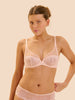 Delice Full Cup Plunge Bra - Blush