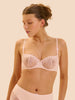 Delice Half Cup Bra - Blush