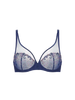 Delice Full Cup Plunge Bra - Blue Rainbow