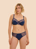 Delice Full Cup Control Bra - Blue Rainbow