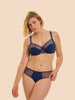 Delice Bikini Brief - Blue Rainbow