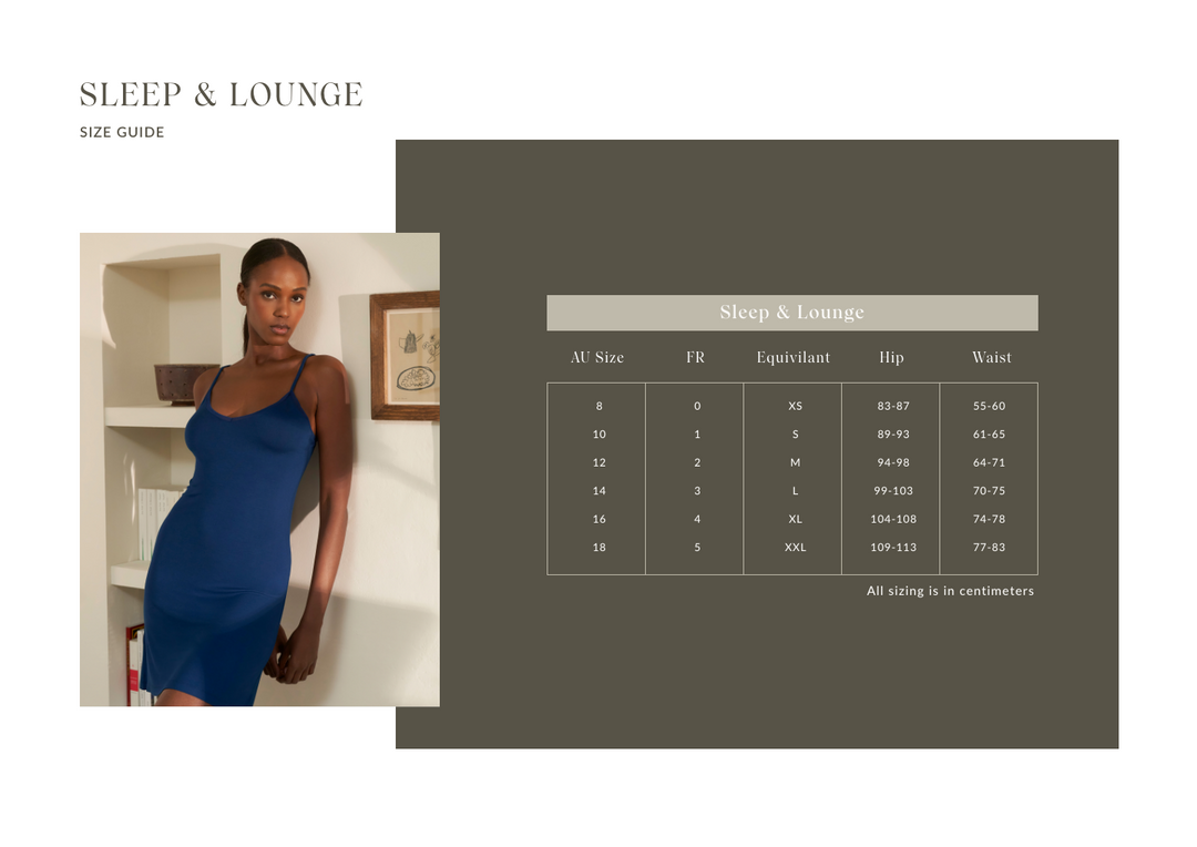 Global Size Guide Simone Perele