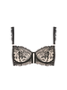 Fantasme Half Cup Bra - Black Tattoo