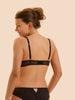 Fantasme Half Cup Bra - Black Tattoo