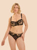Fantasme Bikini Brief - Black Tattoo