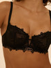 Idole Half Cup Bra - Black