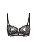 Idole Half Cup Bra - Black