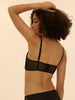 Idole Semi Padded Plunge Bra - Black