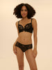 Idole Semi Padded Plunge Bra - Black