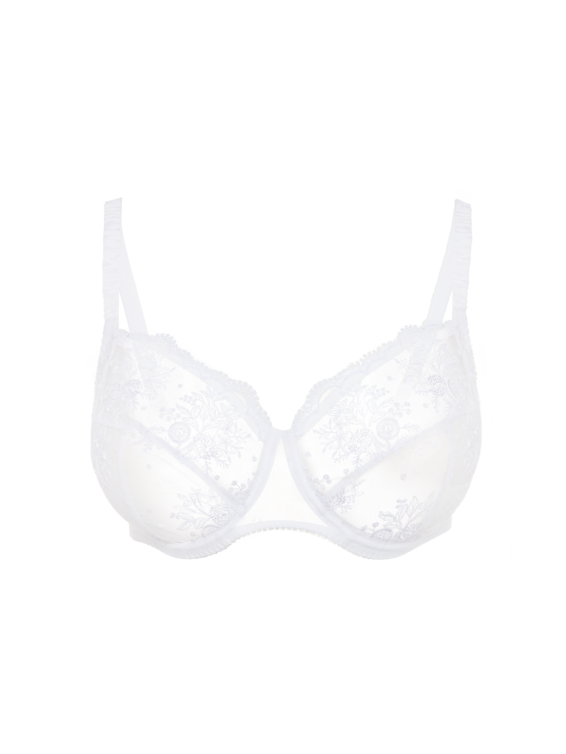 Intrigue Full Cup Control Bra - White