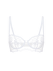 Intrigue Half Cup Bra - White
