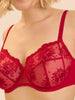 Intrigue Full Cup Control Bra - Opera Red