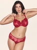 Intrigue Full Cup Control Bra - Opera Red