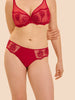 Intrigue Bikini Brief - Opera Red