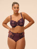 Intrigue Full Cup Control Bra - Purple Fig