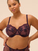 Intrigue Full Cup Control Bra - Purple Fig