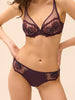Intrigue Bikini Brief - Purple Fig