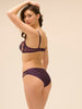 Intrigue Bikini Brief - Purple Fig