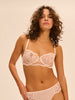 Intrigue Half Cup Bra - Sakura Pink