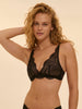 Karma Soft Cup Triangle Bra - Black