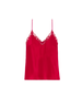 Love Me Lace Camisole - Opera Red