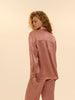 Love Me Long Sleeve Night Shirt - Smokey Pink