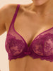 Passion Full Cup Plunge Bra - Desire Pink