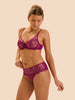 Passion Full Cup Plunge Bra - Desire Pink