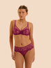 Passion Full Cup Plunge Bra - Desire Pink