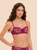 Passion Deep Half Cup Bra - Desire Pink