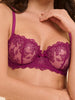 Passion Deep Half Cup Bra - Desire Pink