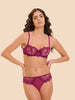 Passion Deep Half Cup Bra - Desire Pink