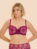Passion Deep Half Cup Bra - Desire Pink