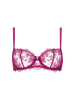 Passion Deep Half Cup Bra - Desire Pink