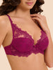 Passion Triangle Push Up Bra - Desire Pink