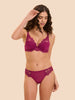 Passion Triangle Push Up Bra - Desire Pink