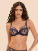 Passion Full Cup Plunge Bra - Midnight