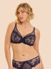 Passion Full Cup Plunge Bra - Midnight