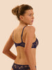 Passion Deep Half Cup Bra - Midnight